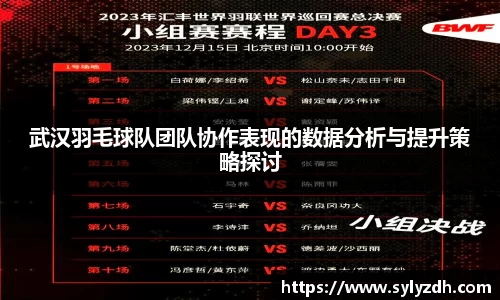 武汉羽毛球队团队协作表现的数据分析与提升策略探讨